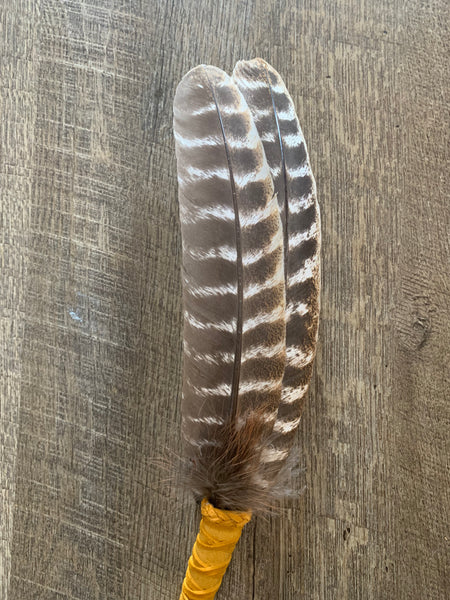 Double Smudge Feather