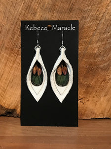 Feather Teardrop Earring