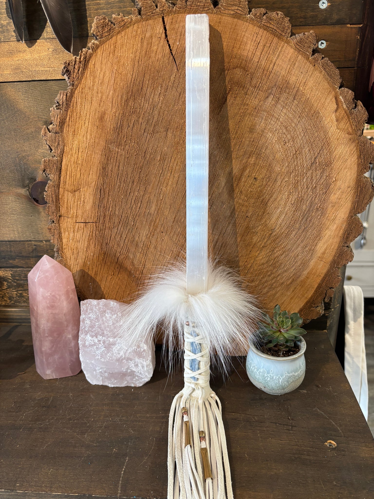 Selenite Wand