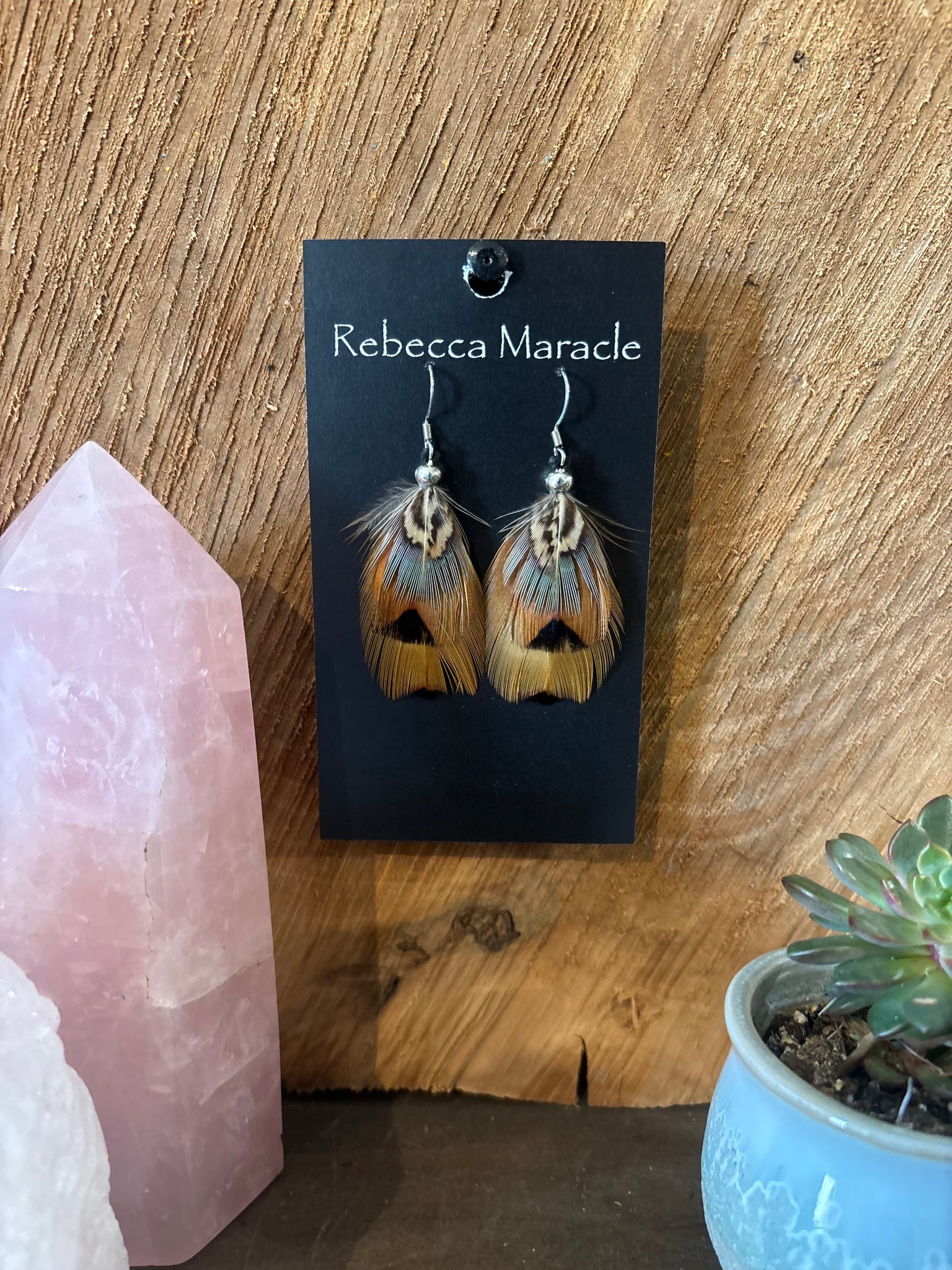 Simple Feather Earrings