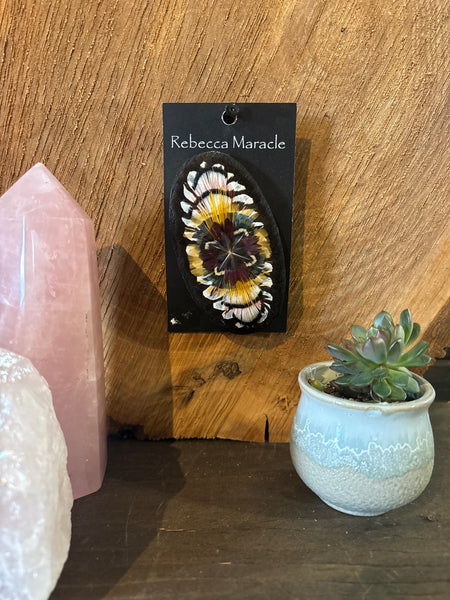 Fancy Feather Barrette