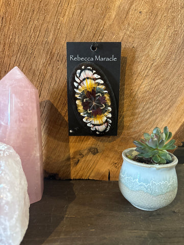 Fancy Feather Barrette