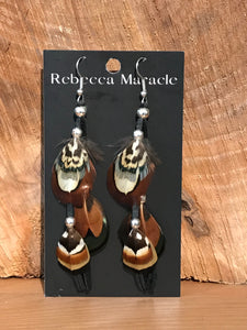 Waterfall earrings - Black