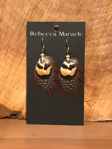 Simple Feather Earrings