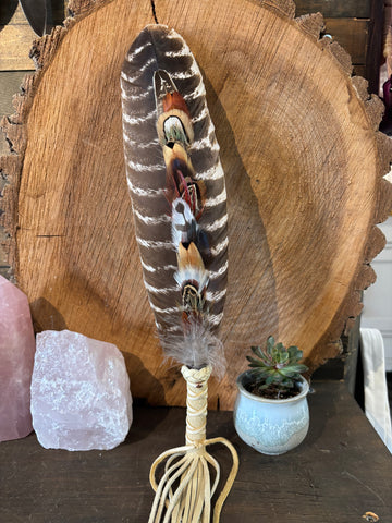 Single Smudge Feather