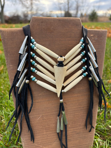 Buffalo bone necklace