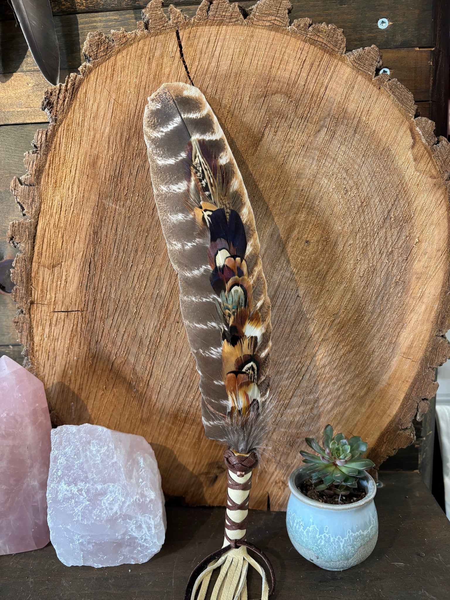 Single Smudge Feather