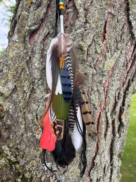 Feather extension hair accessory