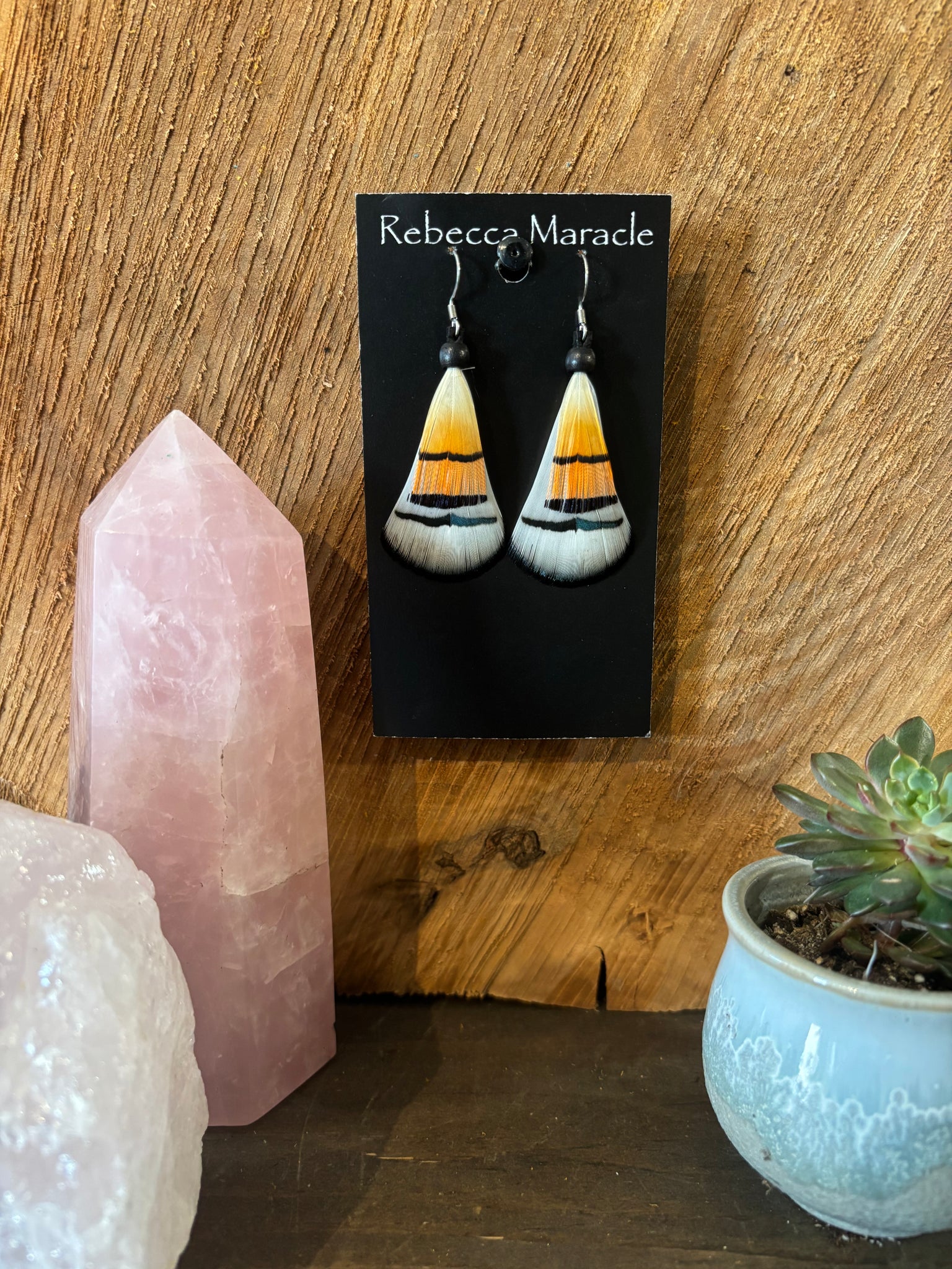 Simple Feather Earrings