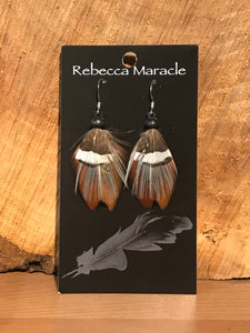 Simple Feather Earrings