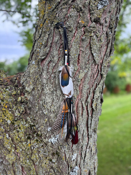 Feather extension hair accessory