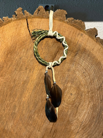 Sweetgrass Wreath Ornaments/Hanging 2”