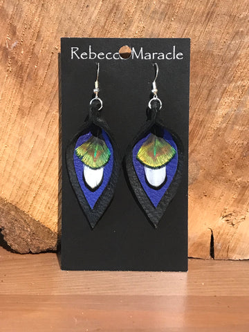 Feather Teardrop Earring