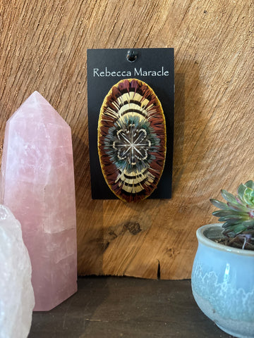 Fancy Feather Barrette