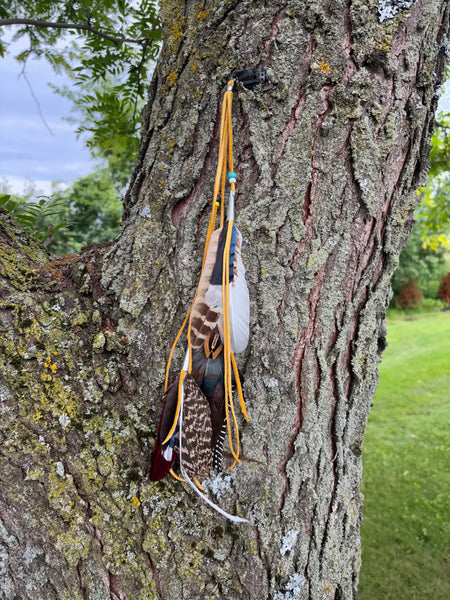 Feather extension hair accessory