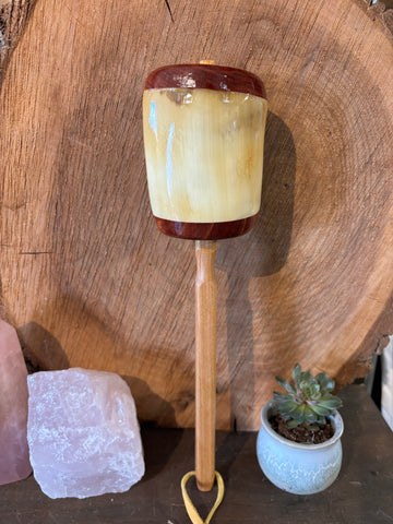 Steer Horn Rattle - Large