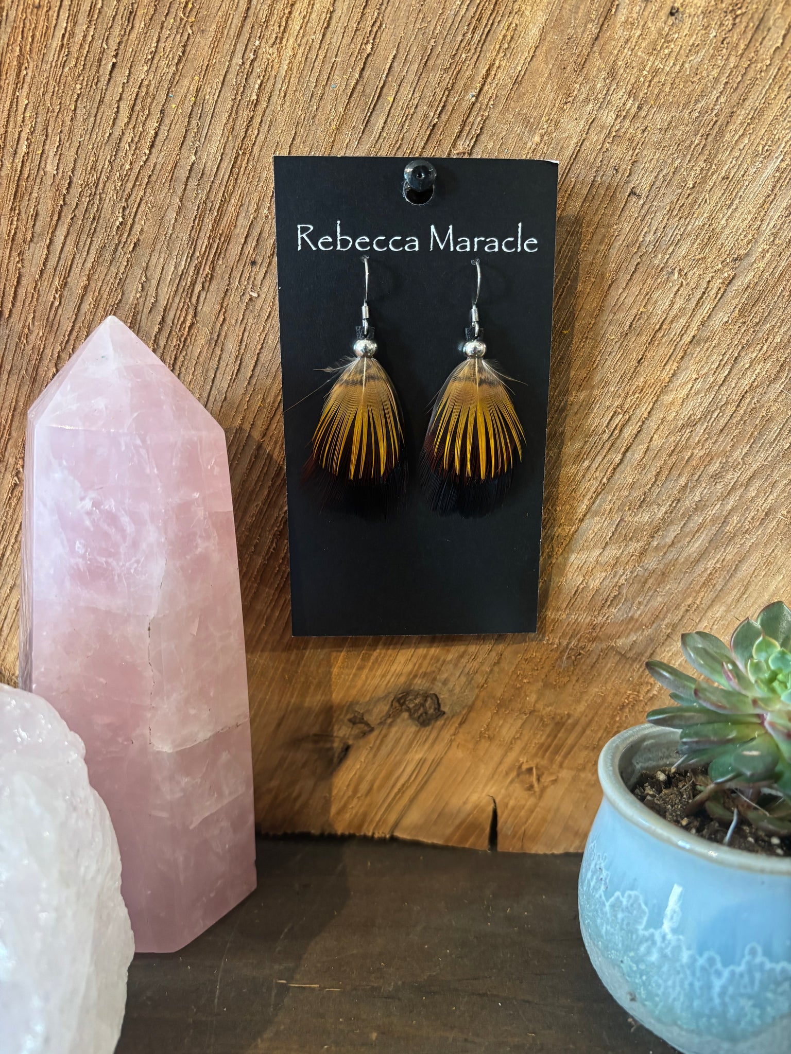 Simple Feather Earrings