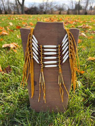 Buffalo bone necklace