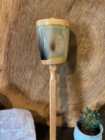 Steer Horn Rattle - Medium