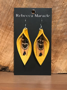 Feather Teardrop Earring