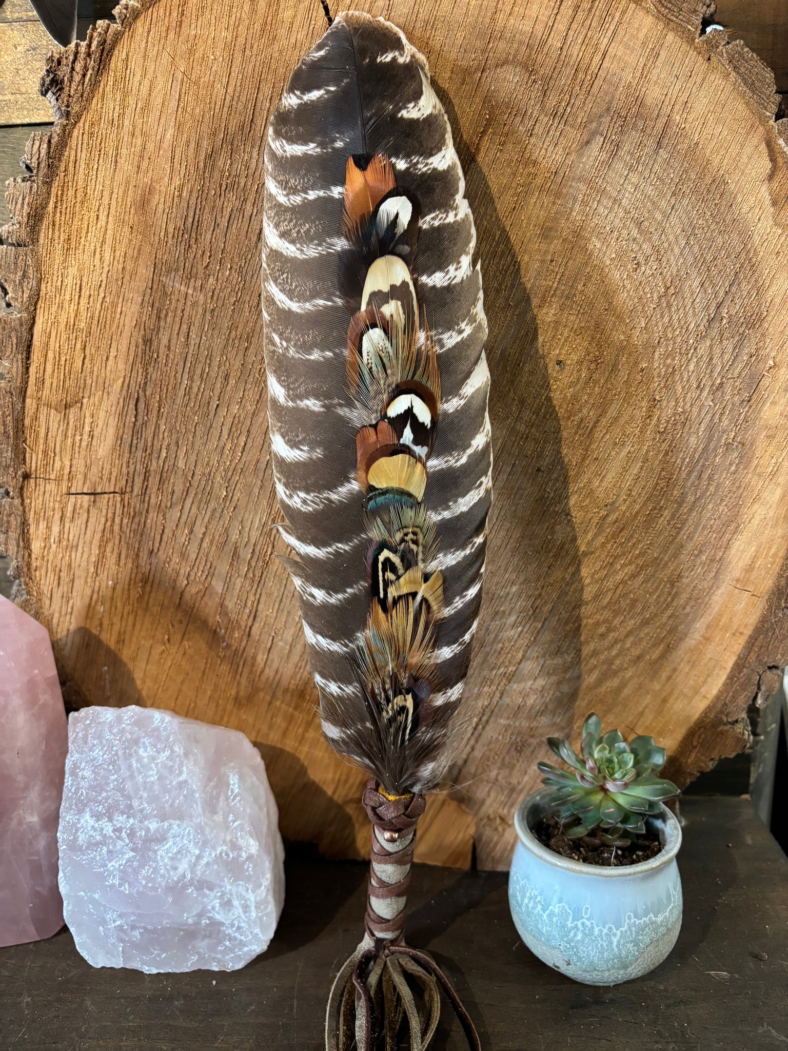 Single Smudge Feather