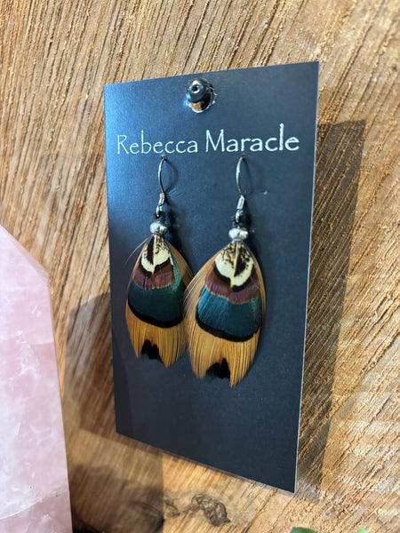 Simple Feather Earrings