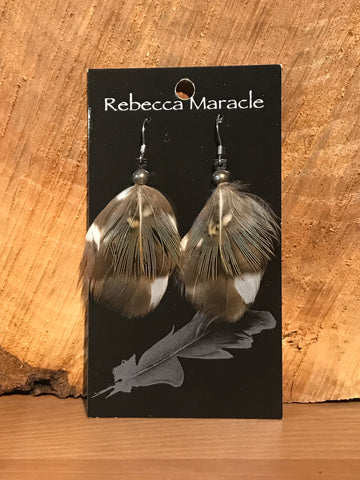 Simple Feather Earrings