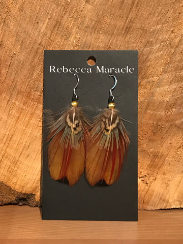 Simple Feather Earrings