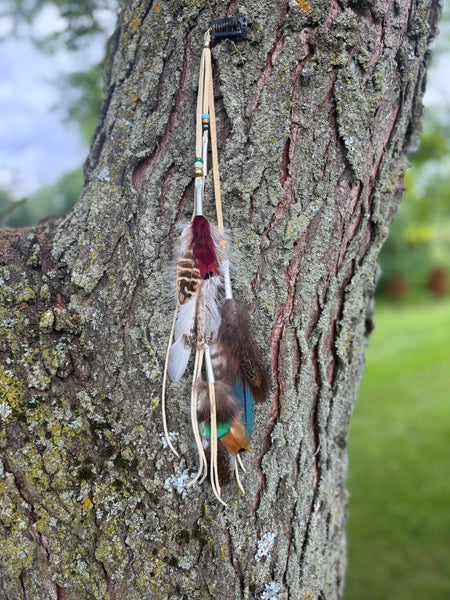 Feather extension hair accessory