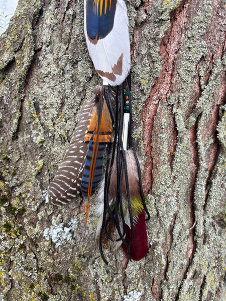 Feather extension hair accessory