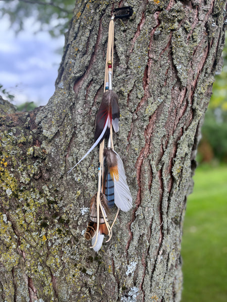 Feather extension hair accessory