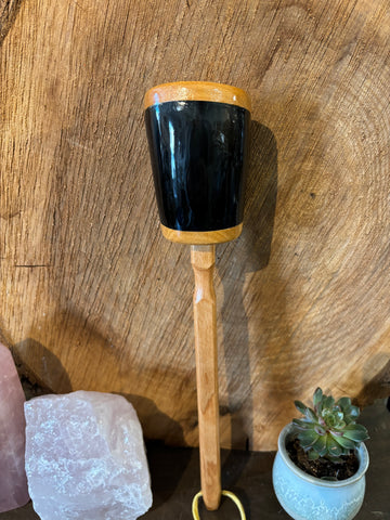 Steer Horn Rattle - Medium