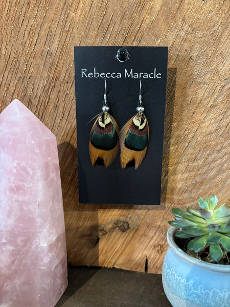 Simple Feather Earrings