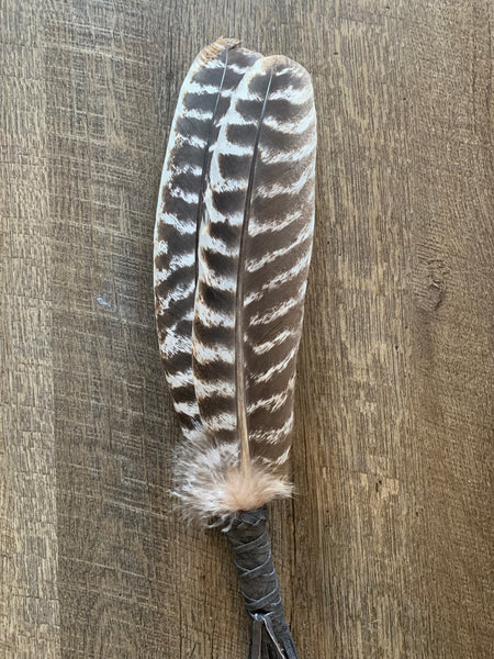 Double Smudge Feather
